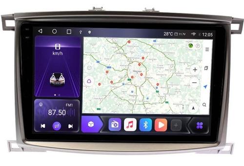 Магнитола для Toyota Land Cruiser 100, Lexus LX470 2002-2007 (экран климата снизу) - Kuberg OL-1698 QLed+2K, Android 12, ТОП процессор, CarPlay, 4G SIM-слот