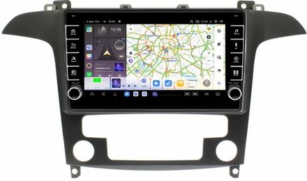 Магнитола для Ford Galaxy / S-Max 2006-2015 (климат) - Kuberg OL-9210-2 (кнопки и крутилки) Android 13, TS20, 6+128Гб, CarPlay, 4G SIM-слот
