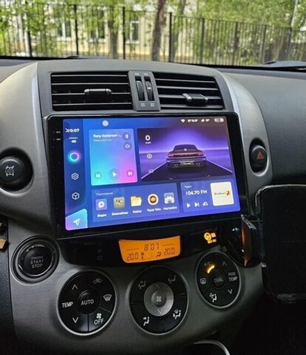 Магнитола для Toyota RAV4 3 2005-2012, Vanguard - Teyes CC4-PRO монитор 9.5" 2K QLED на Android 13, Snapdragon 778G, ИИ, CarPlay, DSP, 4G SIM-слот