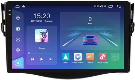 Магнитола для Toyota RAV4 30 2005-2012, Vanguard - Parafar PF018-1U2K на Android 13, QLED+2K, ТОП процессор, 8Гб+128Гб, CarPlay, 4G SIM-слот