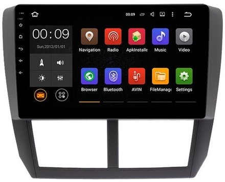 Магнитола для Subaru Forester 3 (SH) 2008-2013, Impreza GH, GE - Airok RX-3403 Android 13, ТОП процессор, 8/128, SIM-слот