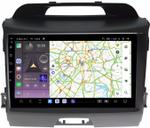 Магнитола для KIA Sportage 2010-2016 - Kuberg QLed, Android 13, Быстрейшая, CarPlay, SIM-слот
