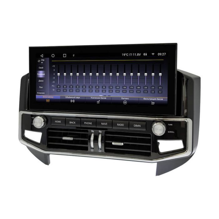 Магнитола для Mitsubishi Pajero 4 2006-2022 - RDL-Pajero монитор 12.3" в стиле "Лексус" на Android 12, 6Гб+128Гб, CarPlay, 4G SIM-слот