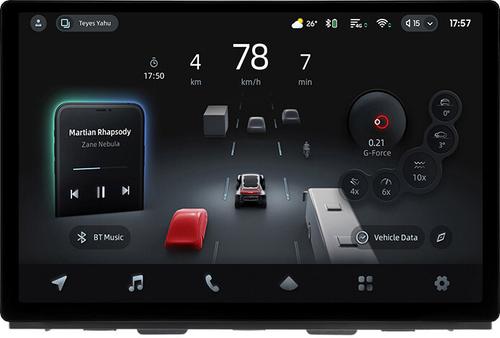 Магнитола для Hyundai Staria 2021+ (ШГУ монохром) - Teyes CC4-PRO монитор 13" 2K QLED на Android 13, Snapdragon 778G, ИИ, CarPlay, DSP, 4G SIM-слот