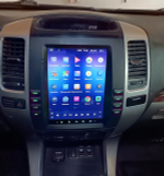Магнитола для Toyota Land Cruiser Prado 120, Lexus GX470 (экран климата внизу) - Teyes TPRO 2 монитор 9.7" QLED в стиле "Тесла" на Android 10, TS10, 4G SIM-слот