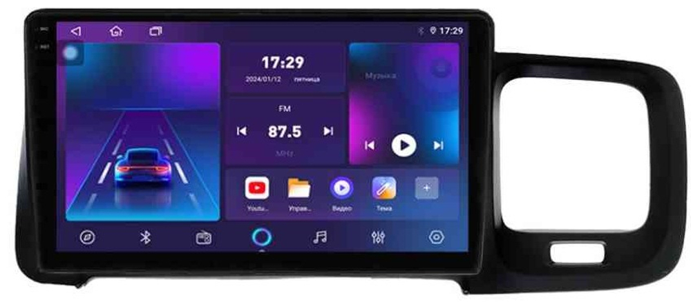 Магнитола для Volvo S60 2 Y20 2010-2018 - Parafar PF185LUX3RN2K на Android 13, QLED+2K, ТОП процессор, 4Гб+32Гб, CarPlay, 4G SIM-слот