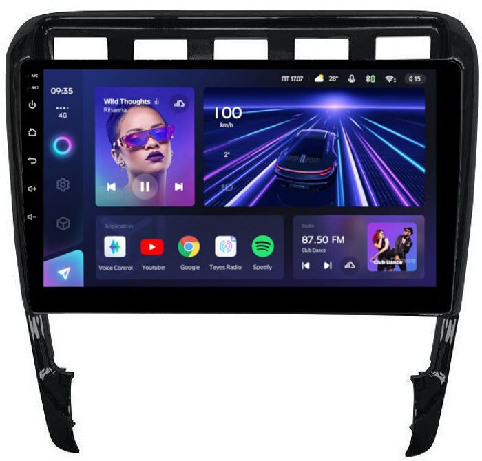 Магнитола для Porsche Cayenne 2002-2010 - Teyes CC3L на Android 10, 8-ядер, CarPlay, 4G SIM-слот