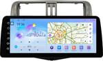 Магнитола для Toyota Land Cruiser Prado 150 2009-2013 (взамен 7" навигации) - FarCar монитор 12.3" 2K QLED на Android 14, Быстрая, CarPlay, 4G SIM-слот