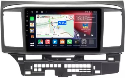 Магнитола для Mitsubishi Lancer X 2007-2016 - Canbox 9-MI113N Qled, Android 10, ТОП процессор, SIM-слот