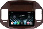 Магнитола для Mitsubishi Pajero 3, Montero 3 1999-2006 (рамка под дерево) - FarCar S280 монитор 9.5" IPS на Android 13, CarPlay