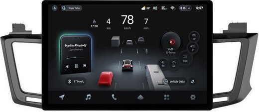 Магнитола для Toyota RAV4 4 2012-2019 (рамка 10) - Teyes CC4-PRO монитор 13" 2K QLED на Android 13, Snapdragon 778G, ИИ, CarPlay, DSP, 4G SIM-слот