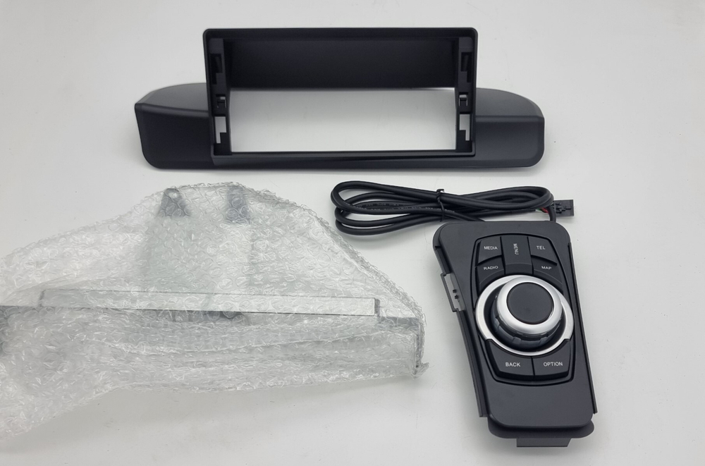 Магнитола для BMW 3-серия E90 2005-2012 (врезка по шаблону) - Kuberg OL-3033-1 монитор 12.3" на Android 11, 8Гб+128Гб, CarPlay, 4G SIM-слот, джойстик в комплекте