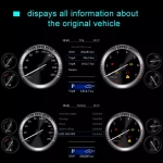 Электронная панель приборов Toyoya Land Cruiser Prado 150 2017-2022 - Kuberg NH-LCD-T04 с сенсорным LCD / ЖК 12.3" экраном QLED