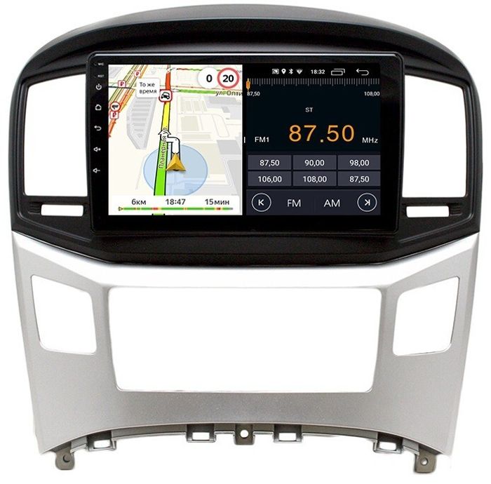 Магнитола для Hyundai H1 2015-2022 - Parafar PF586FHD на Android 13, 8-ядер, 2Гб+32Гб, CarPlay, 4G SIM-слот