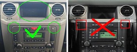 Магнитола для Land Rover Discovery 3 2005-2009 (закругленные углы) - FarCar GX9-9603B монитор 9.5" 2K QLED на Android 14, TS20, 6+128Гб, CarPlay, 4G SIM-слот