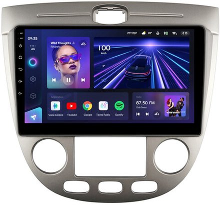 Магнитола для Chevrolet Lacetti хэтчбек (климат) - Teyes CC3 Android 10, ТОП процессор, 4/32 Гб, CarPlay, SIM-слот