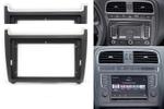Магнитола для Volkswagen Polo 5 2009-2020 (рамка черная матовая) - FarCar BX877 монитор 13" 2K QLED на Android 13, Быстрая, CarPlay, 4G SIM-слот
