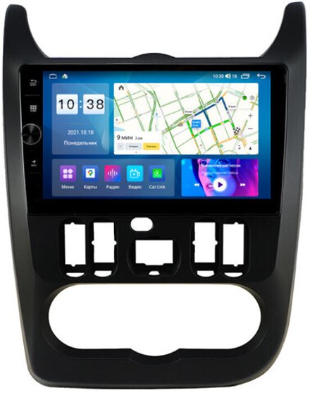 Магнитола для Renault Logan/Sandero 2009-2014 - Parafar PF175BFHDAV на Android 13, 8-ядер, 2Гб+32Гб, CarPlay, 4G SIM-слот