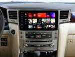 Магнитола для Lexus LX570 2007-2015 - Kuberg ZH-L1260 монитор 12.6" на Android 12, Быстрая, CarPlay, 4G SIM-слот