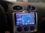 Магнитола для Ford Focus 2 2004-2011 (кондиционер) - Redpower 85137SC PRO/PROmax ТОП звук, 2K QLED, Android 14, CarPlay, 4G SIM-слот