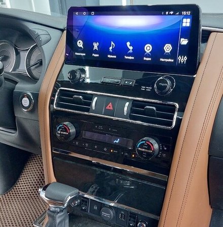 Магнитола для Infiniti QX80 2013-2019, QX56 2010-2013 - RDL-QX80 монитор 12.3" на Android 12, 6Гб+128Гб, CarPlay, 4G SIM-слот