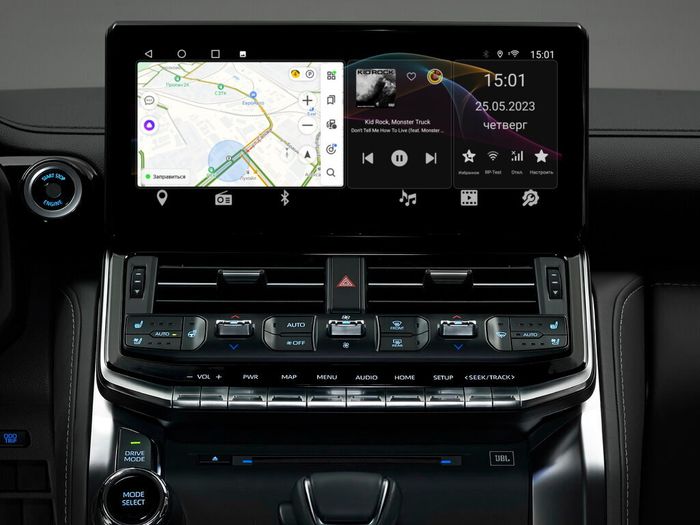 Мультимедиа блок для Toyota Land Cruiser 300 (штатный экран 12.3" с JBL и 360) - RDL-LC300 Android 10, CarPlay, 4G SIM-слот, 8Гб+128Гб