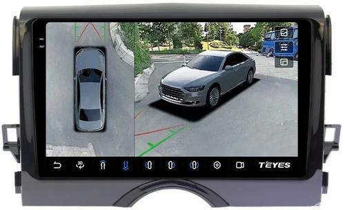 Магнитола для Toyota Mark X 130 2009-2019 - Teyes CC3-2K-360 на Android 10, 2K QLED, 6Гб+128Гб, CarPlay, 4G SIM-слот, 4 камеры в комплекте