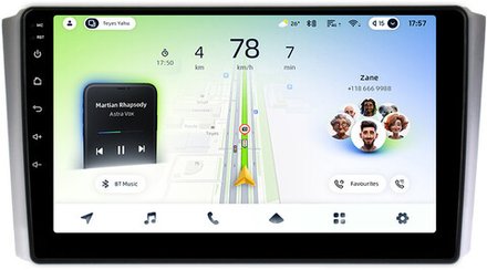 Магнитола для SsangYong Rexton 2 Y250 2007-2012 - Teyes CC4L монитор 9" IPS на Android 14, Snapdragon 662, CarPlay, 4G SIM-слот