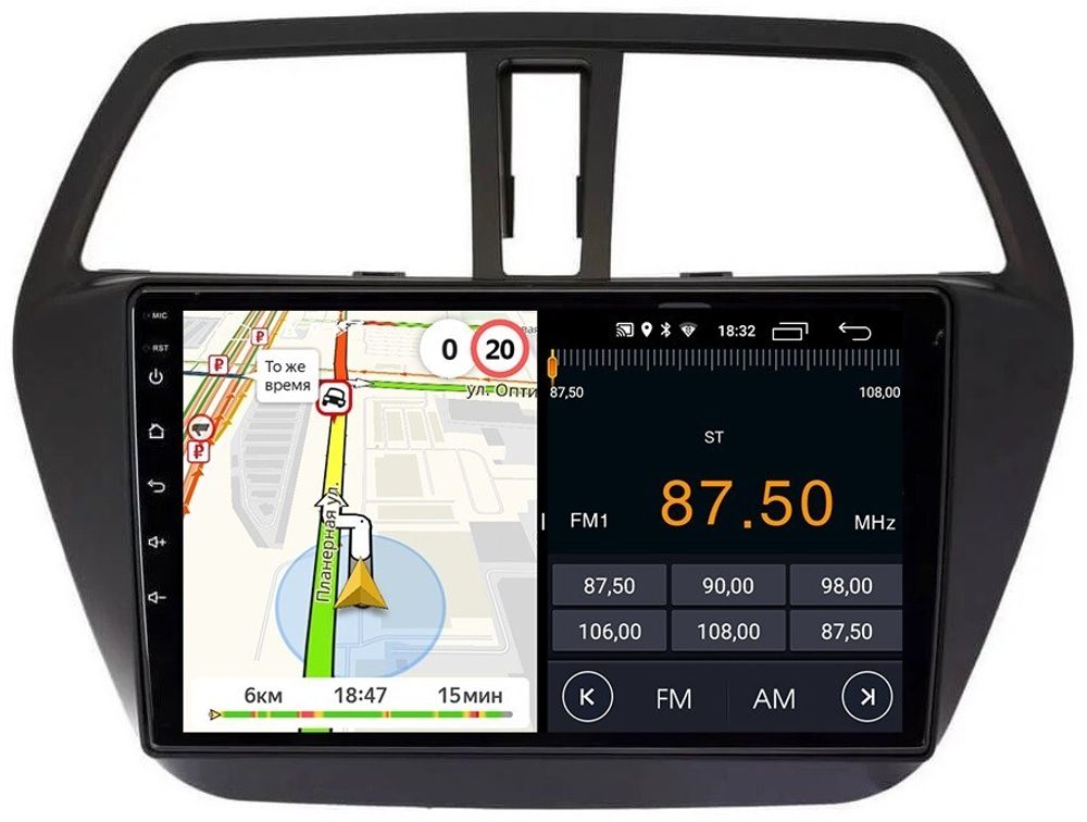 Магнитола для Suzuki SX4 2 2013-2021 - Parafar PF125FHD на Android 13, 8-ядер, 2Гб+32Гб, CarPlay, 4G SIM-слот