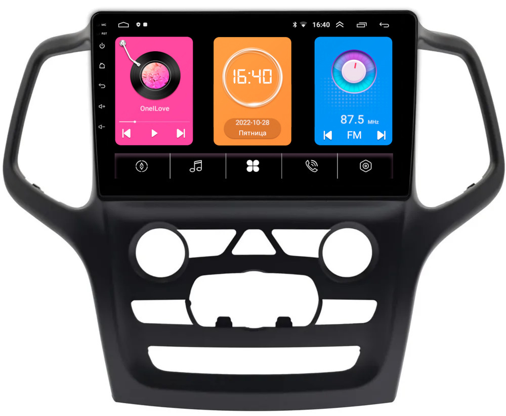 Магнитола для Jeep Grand Cherokee WK2 2013-2021 (взамен 5" экрана) - GT9-0360 на Android 10, 2ГБ-16ГБ