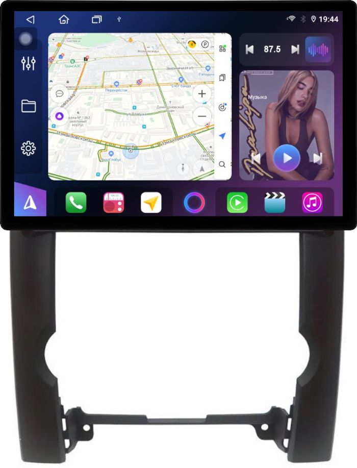 Магнитола для KIA Sorento XM 2009-2012 - FarCar BX877 монитор 13" 2K QLED на Android 13, Быстрая, CarPlay, 4G SIM-слот