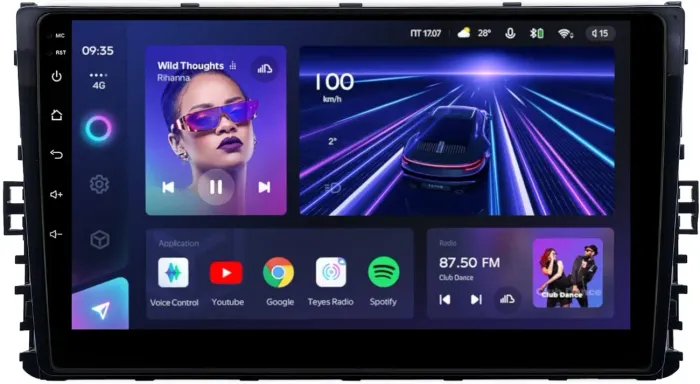 Магнитола для VW Jetta 7, Teramont, Taos, Multivan/Caravelle 2020+, Tiguan 2, Passat B8 - Teyes CC3 Android 10, Быстрая, CarPlay, SIM-слот