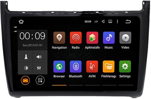 Магнитола для Volkswagen Polo 2009-2020 (черный/серебро) - AIROC 2K RX-3707 Android 13, QLed+2K,  ТОП процессор, 8/128, CarPlay, SIM-слот