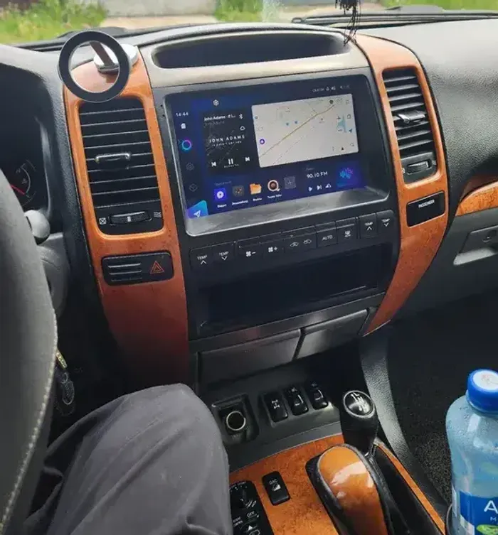 Магнитола для Lexus GX470 J120, Toyota Land Cruiser Prado 120 (климат на ШГУ, рамка тип 1) - Teyes CC4L монитор 9" IPS на Android 14, Snapdragon 662, CarPlay, 4G SIM-слот