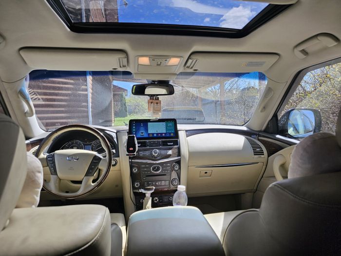 Магнитола для Infiniti QX56/QX80 2010-2019 (поддержка Bose, 360 и мониторов) - Kuberg SL-N1230 Android 12, 8ГБ-128ГБ, SIM-слот, CarPlay, 2K