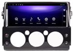 Магнитола для Toyota FJ Cruiser 2005-2022 (цвет рамки черный) - Kuberg ZH-T1216B монитор 12.3" на Android 12, Быстрая, CarPlay, SIM-слот