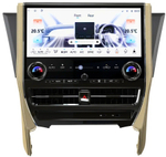 Магнитола для Toyota Alphard 30, Vellfire 2015-2023 (любая комплектация) - Kuberg ZH-T1401BG (бежевая) на Android 12, 8Гб+128Гб, 4G SIM-слот, CarPlay