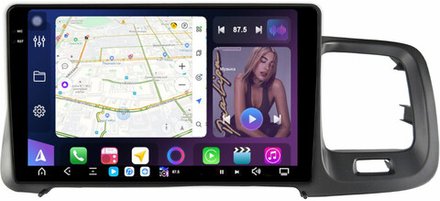 Магнитола для Volvo S60 2 Y20 2010-2018 - FarCar XXL9-9682 монитор 9.5" 2K QLED на Android 14, TS20, 8+256Гб, CarPlay, 4G SIM-слот