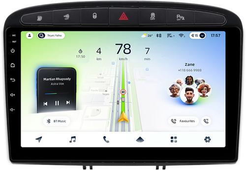 Магнитола для Peugeot 308 2007-2014, 408 2012-2022 - Teyes CC4L монитор 9" IPS на Android 14, Быстрая, Snapdragon 662, CarPlay, 4G SIM-слот