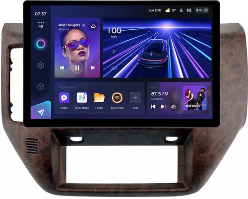 Магнитола для Nissan Patrol Y61 2004-2010 (рамка дерево) - Teyes CC3-2K монитор 13" 2K QLED на Android 10, 4G SIM-слот, CarPlay
