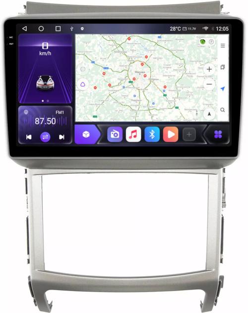 Магнитола для Hyundai ix55 2009-2013 - Kuberg OL-9766 QLed+2K, Android 12, TS10,  CarPlay, 4G SIM-слот