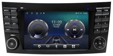 Магнитола для Mercedes-Benz E (W211) 2002-2010, CLS W219 - Kuberg MKD-7011-S10 Android 12, ТОП процессор, 4Гб+64Гб, CarPlay, SIM-слот
