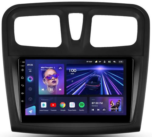 Магнитола для Renault Logan 2, Sandero 2 2014+ (рамка 9) - Teyes CC3L на Android 10, 8-ядер, CarPlay, 4G SIM-слот