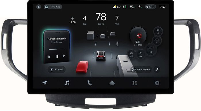 Магнитола для Honda Accord 8 2008-2012 - Teyes CC4-PRO монитор 13" 2K QLED на Android 13, Snapdragon 778G, ИИ, CarPlay, DSP, 4G SIM-слот