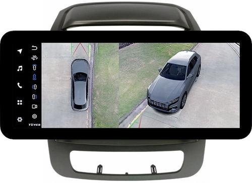 Магнитола для KIA Sorento 2 XM 2012-2020 (отдельный экран климата, со штатной КЗВ) - Teyes LUX ONE 360 монитор 12.3" 2K QLED на Android 10, 6Гб+128Гб, CarPlay, 4G SIM-слот, 4 камеры в комплекте