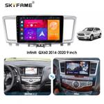 Магнитола для Infiniti QX60, JX35 (пластиковый верх) - Kuberg EW-9201-1 QLed, Android 12, TS10, CarPlay, 4G SIM-слот