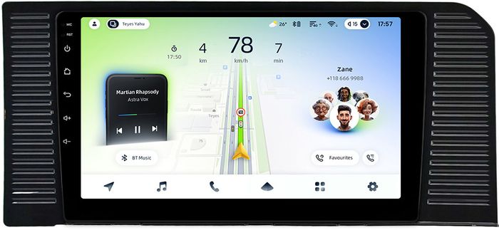 Магнитола для Toyota Land Cruiser Prado 250 2023+ (без 360) - Teyes CC4L монитор 10" IPS на Android 14, Snapdragon 662, CarPlay, 4G SIM-слот