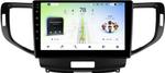 Магнитола для Honda Accord 8 2008-2012 (ШГУ монохром, рамка вниз) - Teyes CC4L монитор 9" IPS, Android 14, Быстрая, Snapdragon 662, CarPlay, 4G SIM-слот