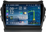 Магнитола для Hyundai Santa Fe 3 2012-2018 (отдельный экран климата, без штатной КЗВ) - Teyes CC4-PRO монитор 9.5" 2K QLED на Android 13, Snapdragon 778G, ИИ, CarPlay, DSP, 4G SIM-слот