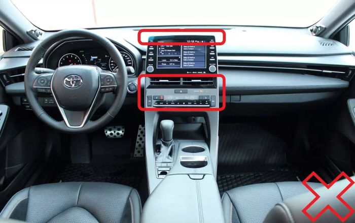 Магнитола для Toyota Avalon 2018-2022 - Parafar PF606LUX1RN2K на Android 13, QLED+2K, ТОП процессор, 4Гб+32Гб, CarPlay, 4G SIM-слот